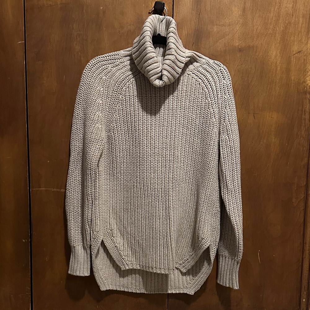 Alp N Rock Women's Cream Turtleneck Sweater